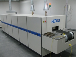 continuous DSSC processing furnace