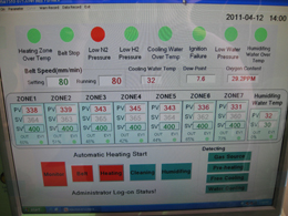 continuous DSSC processing furnace