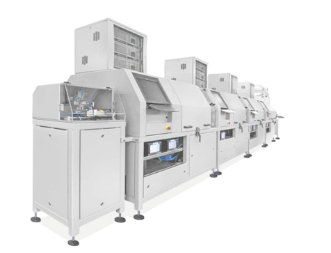 Automated thick-film production equipment line