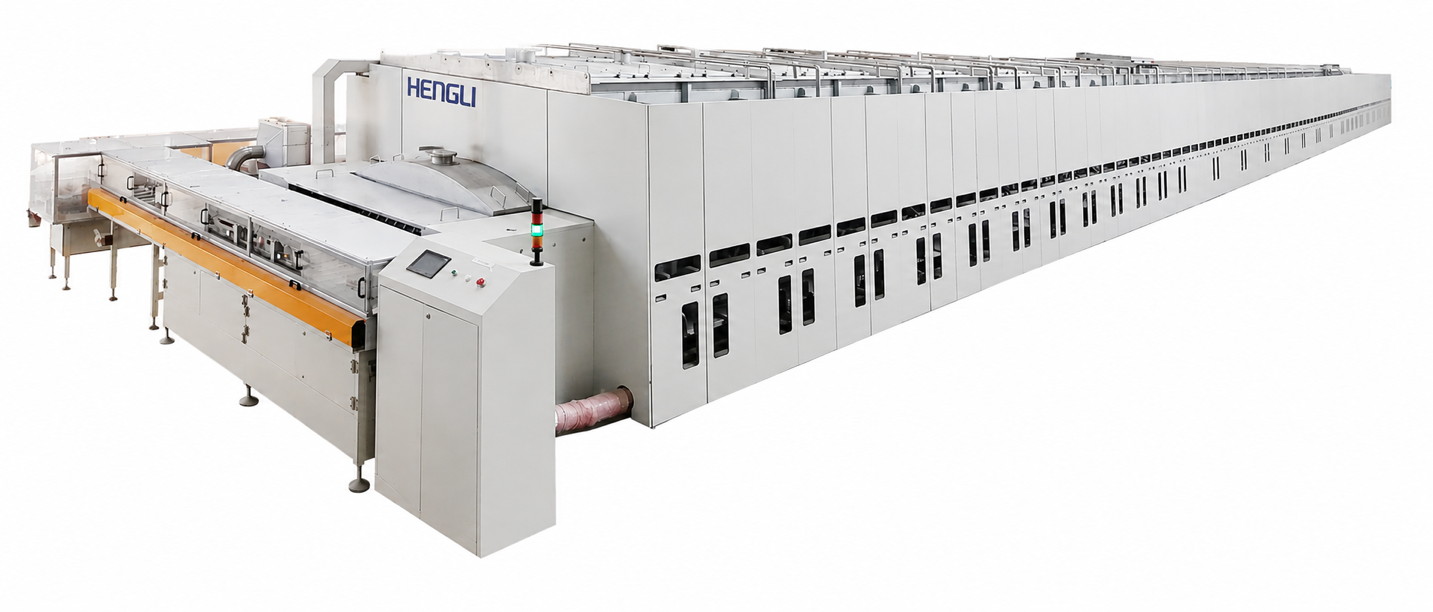 Industrial roller hearth kiln for large glass and thin-film product processing