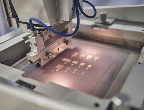 Screen-printing equipment for thick-film processing