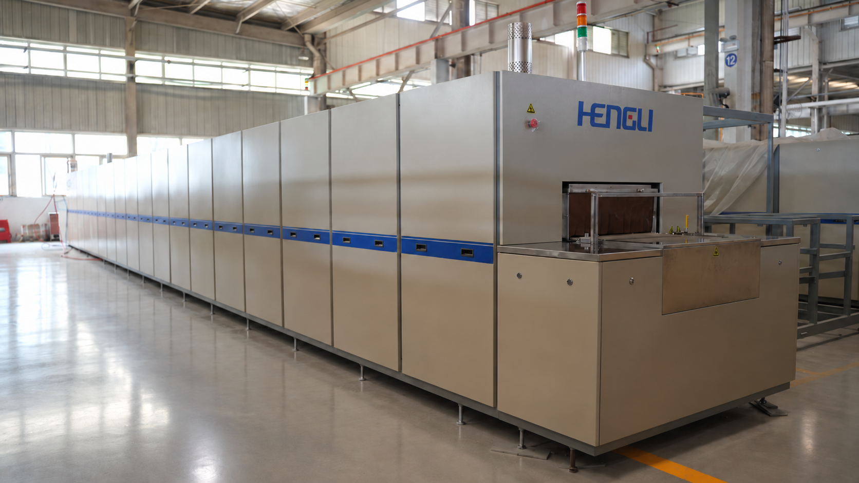 XMZ industrial belt furnace for continuous thermal processing